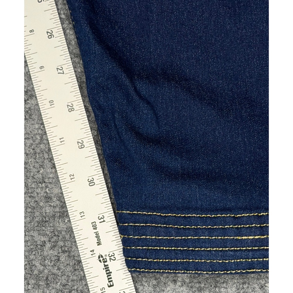 Kingz Kimonos Denim Joggers A5 Blue Jiu Jitsu Grappling Pants Contrast Stitch - Picture 6 of 7